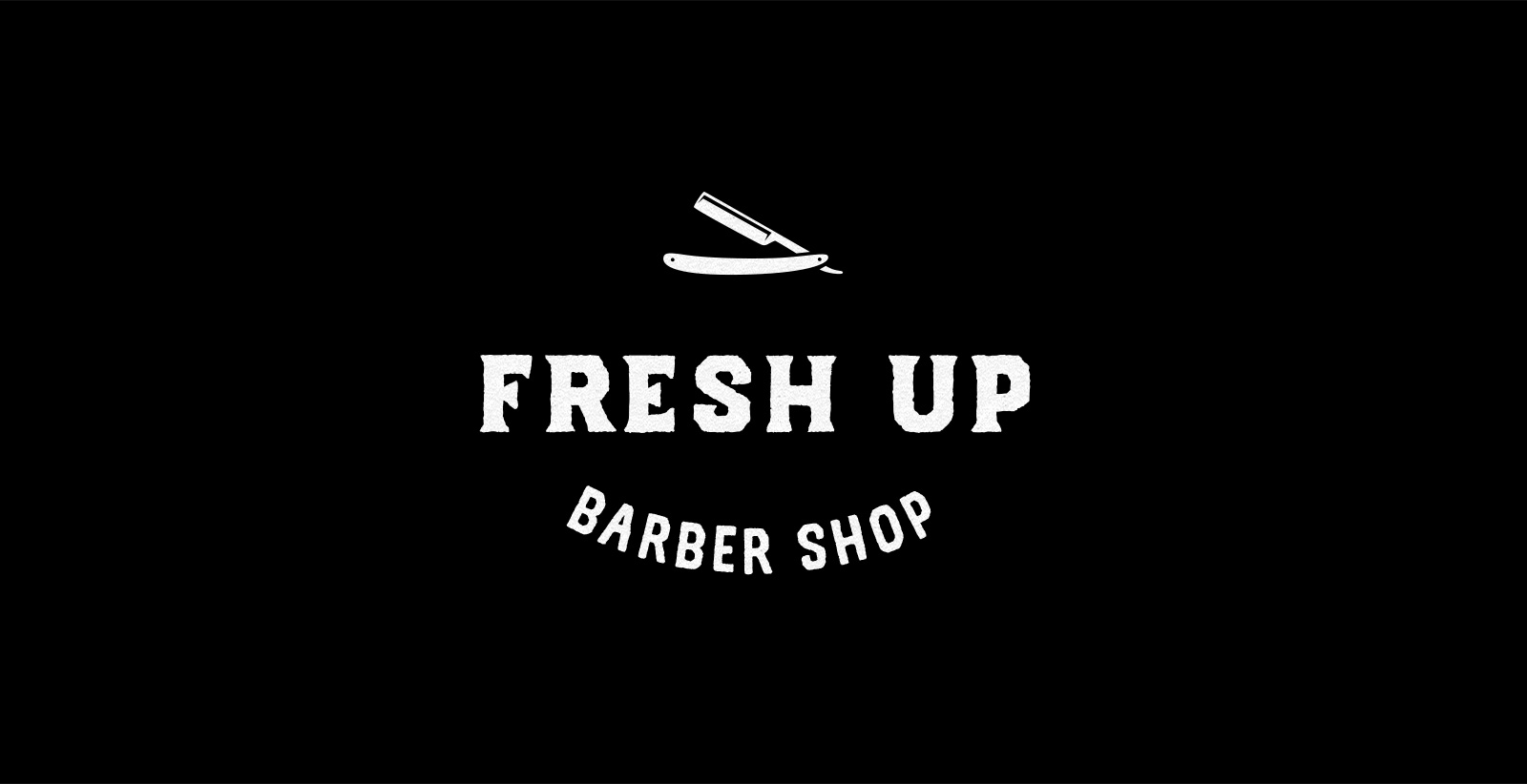Fresh Up Barber Shop Logo